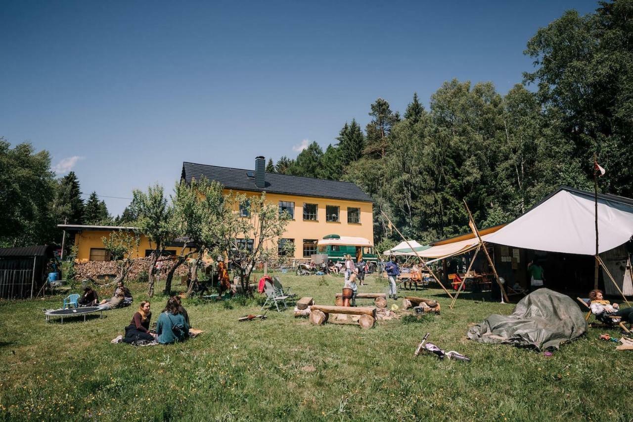 Willa Blickinsfreie - Cabin Schöneck Zewnętrze zdjęcie